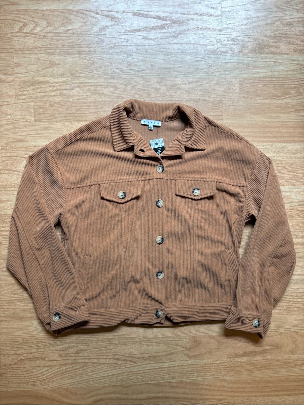 NWT Brown Corduroy Shacket